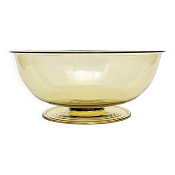 Bol en verre de Murano attribuable à Vittorio Zecchin pour Cappellin des années 1930.
