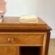 Bedside table in orm magnifying glass art deco 30s
