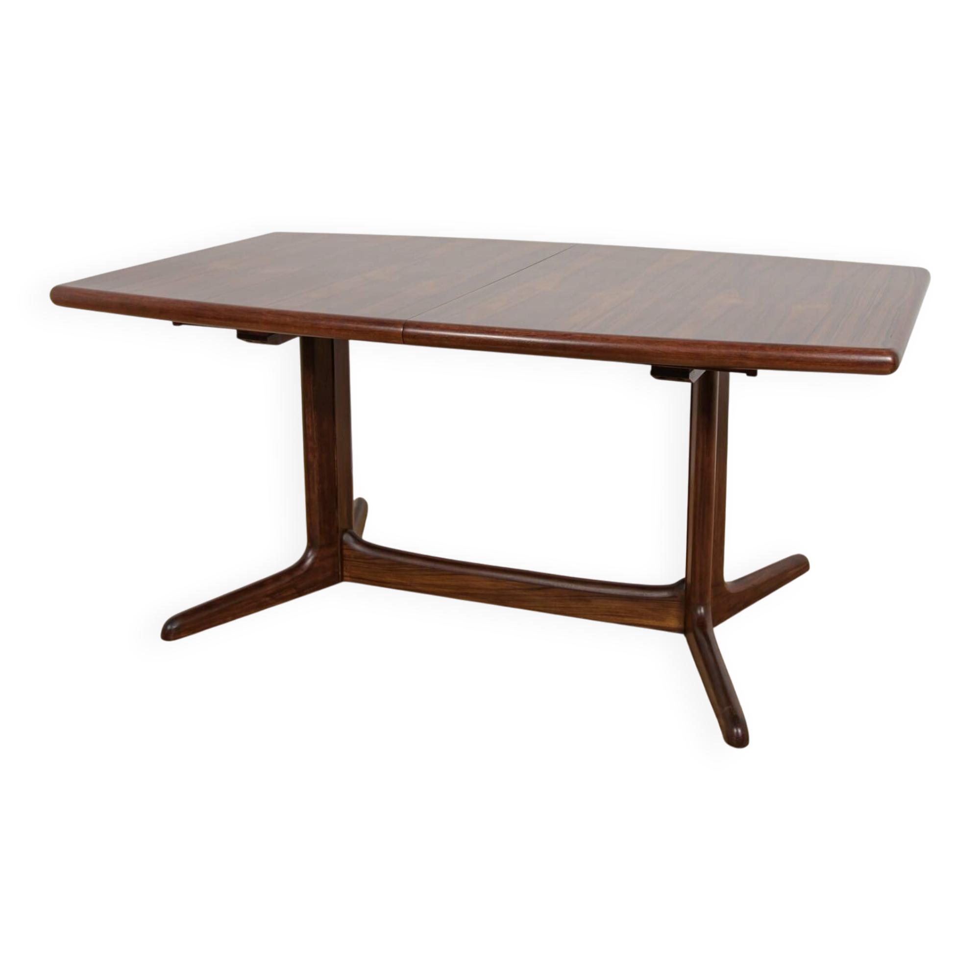 Table à manger extensible en palissandre de style mid-century moderne, Danemark, années 1960.