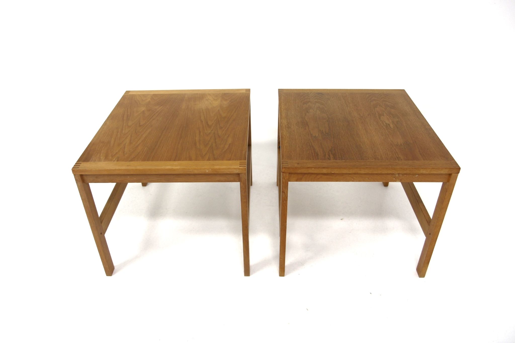 Set of 2 bedside tables, Ole Gerlev Knudsen and Torben Lind, France & Søn, Denmark, 1960