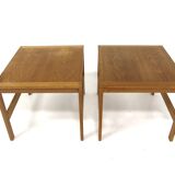 Set of 2 bedside tables, Ole Gerlev Knudsen and Torben Lind, France & Søn, Denmark, 1960