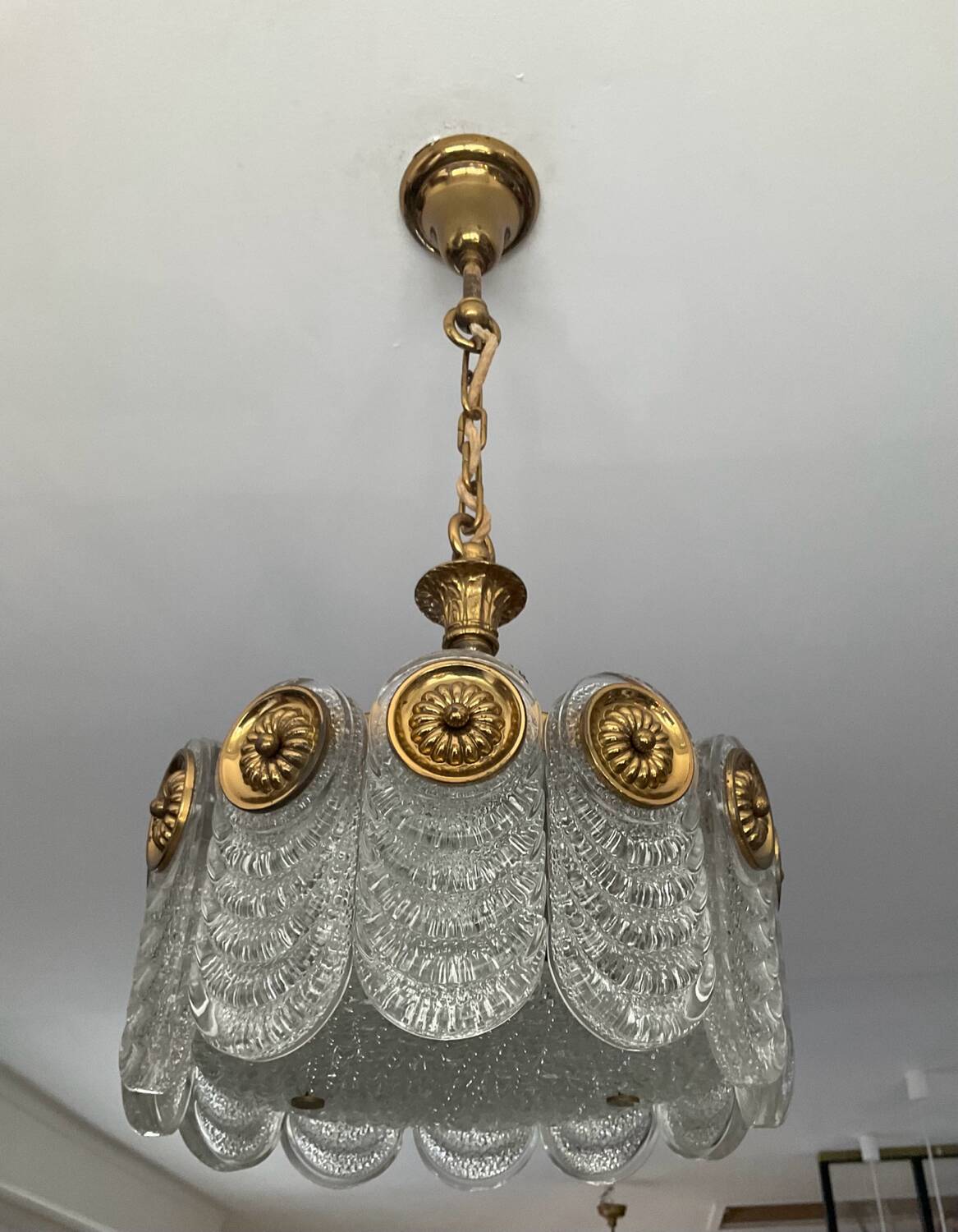 Vintage Kaiser Leuchten chandelier from the 60s