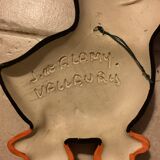 Ceramic Duck Signed J. and F. LAMY Vallauris