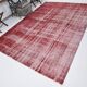 7x10 Rug For Living Room Wine Red Turkish Vintage Rug, 213x311Cm