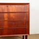 Commode 4 tiroirs en teck, Danemark 1960