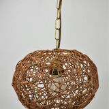Vintage rattan pendant lamp