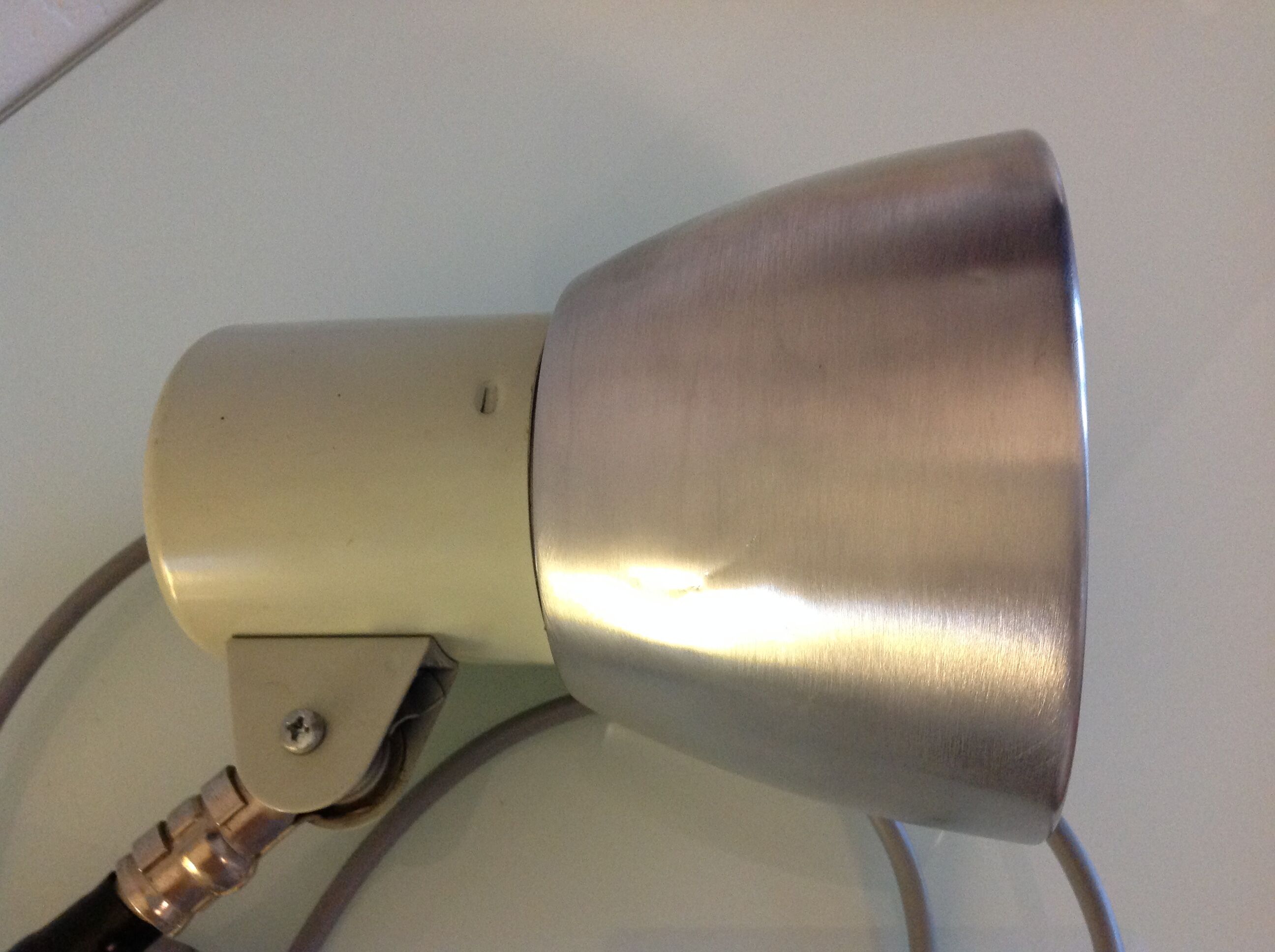 SIS industrial workshop lamp, vintage from the 1970s