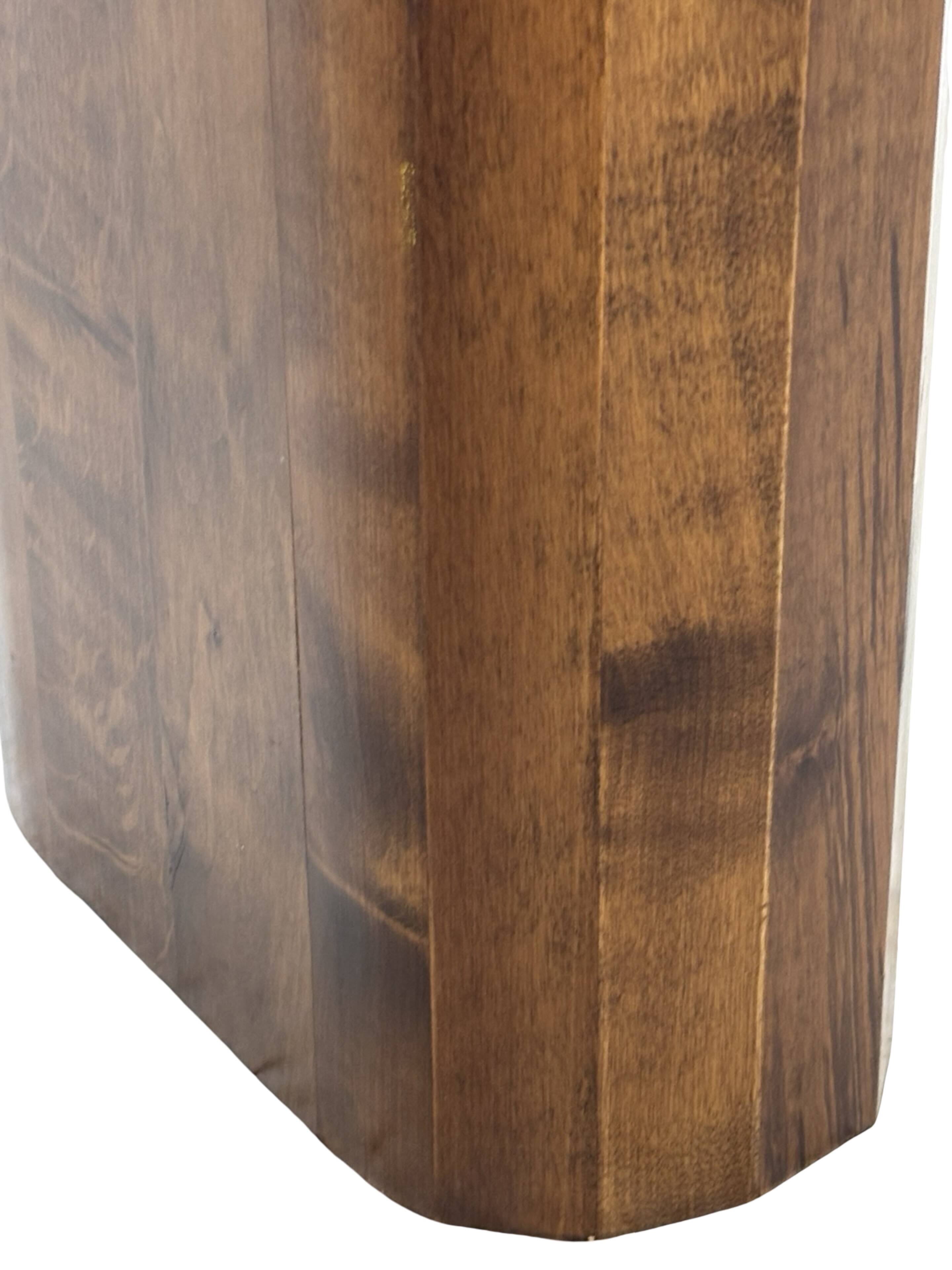 Porte-parapluies vintage en bois, design minimaliste des années 1960