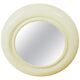 American beige round wall mirror 1970