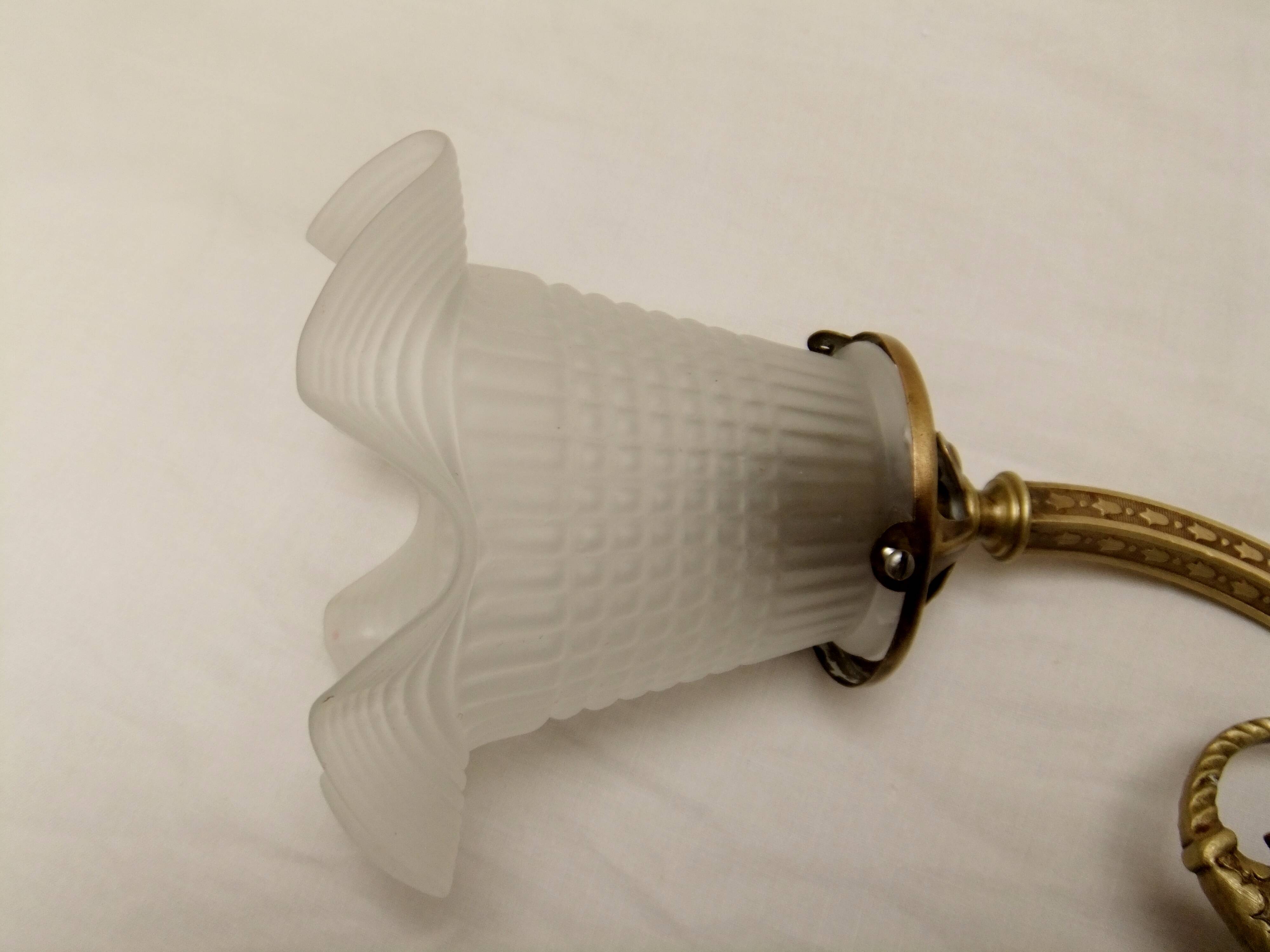Wall lamp bronze tulip pendant light