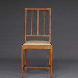 English arts & crafts oak side chair. 1930s