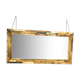 Miroir indus en bois exotiques massifs recyclés