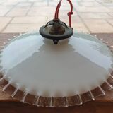Paire de suspension opaline anciennes