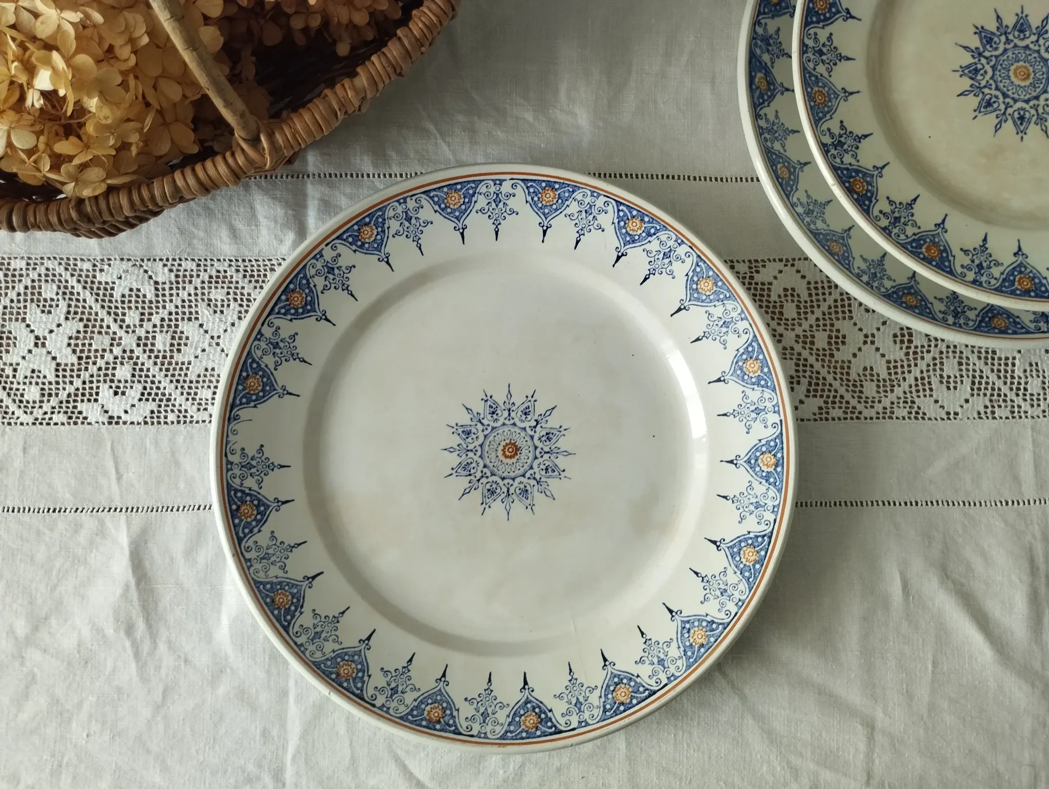 Lot de 3 plats Saint-Amand « 6014 »
