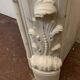 Louis XV style fireplace in white Carrara marble, 19th century