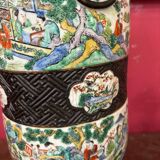 A Chinese famille rose porcelain vase called 'from Nanking' 19th century 55cm