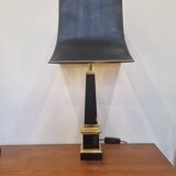 Neo-classical marble obelisk lamp for the Ramsay house from the 70s