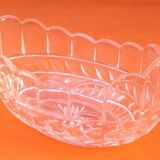 1950s cup / fruit basket in the style of the jonzac model from baccarat