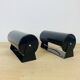 Pair of vintage black Ikea V413 roller wall lights