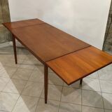 Danish dining table with extension cords