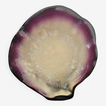 Ceramic “oyster” plate by Pol Chambost 1960s