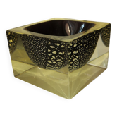 Cendrier en verre vintage Murano