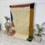 Handmade wool berber rug 250 x 150 cm