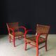 Mediterranean Armchairs, France, 1950s, Set of 2
