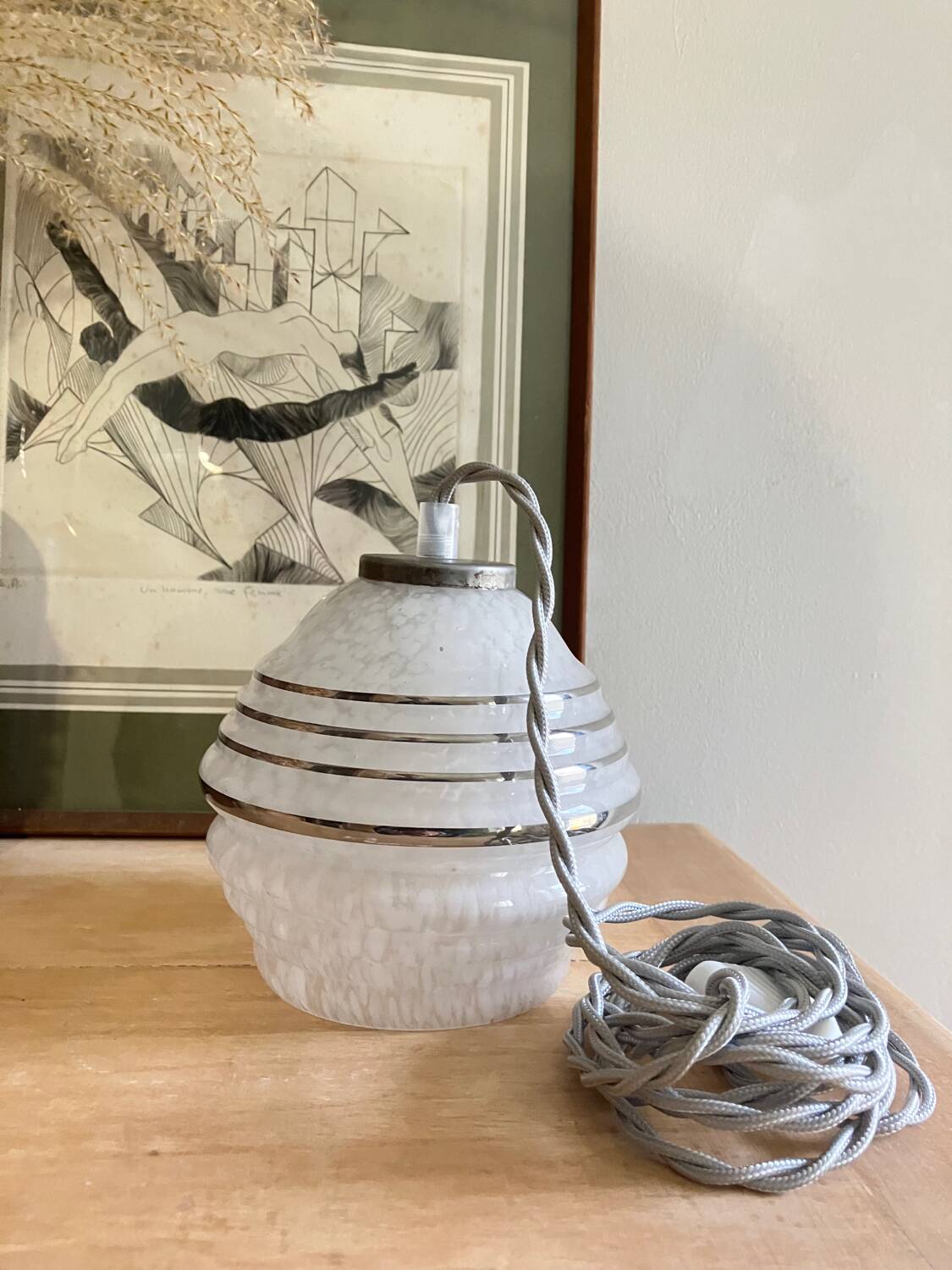 Vintage portable lamp