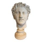 Very large Stucco head of a Roman figure