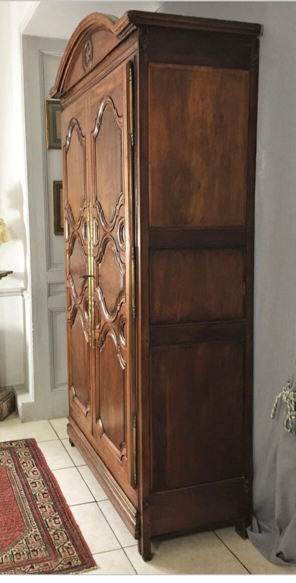 Wardrobe, Louis XVI style, Walnut, late XVII-early eighteenth century