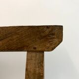 Wooden workshop bench