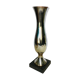 Silver metal vase
