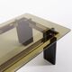 Architectural Italian design coffee table from 1970’s