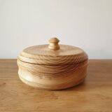 Boite en bois ronde