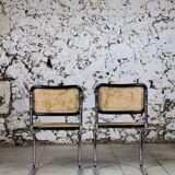 Black b32 chair by Marcel Breuer
