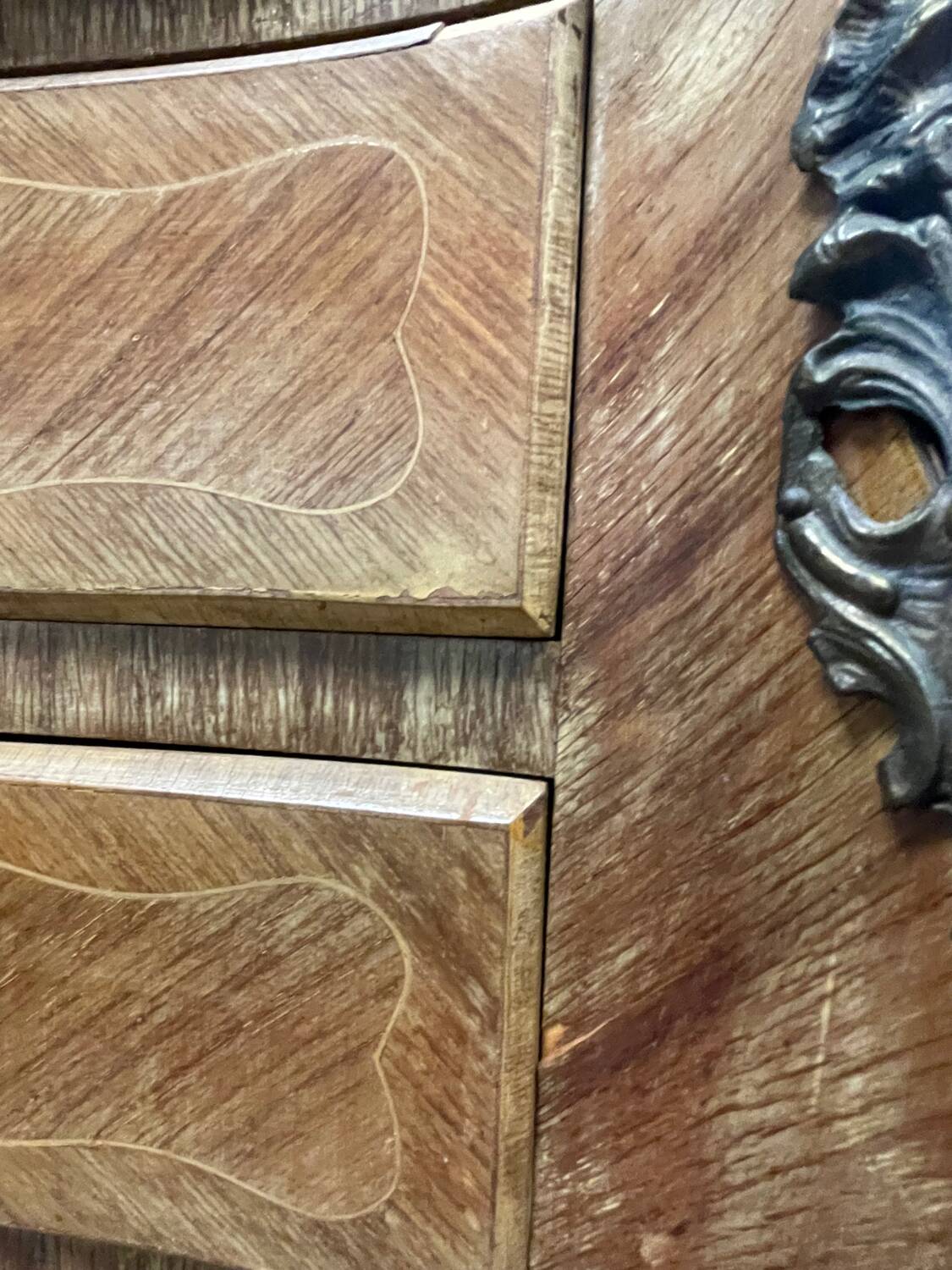 Chifonnier en marqueterie de style Louis XV XXeme