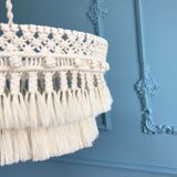 Macrame pendant light 50cm