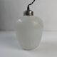 Pair of antique xl vintage curved suspension lights