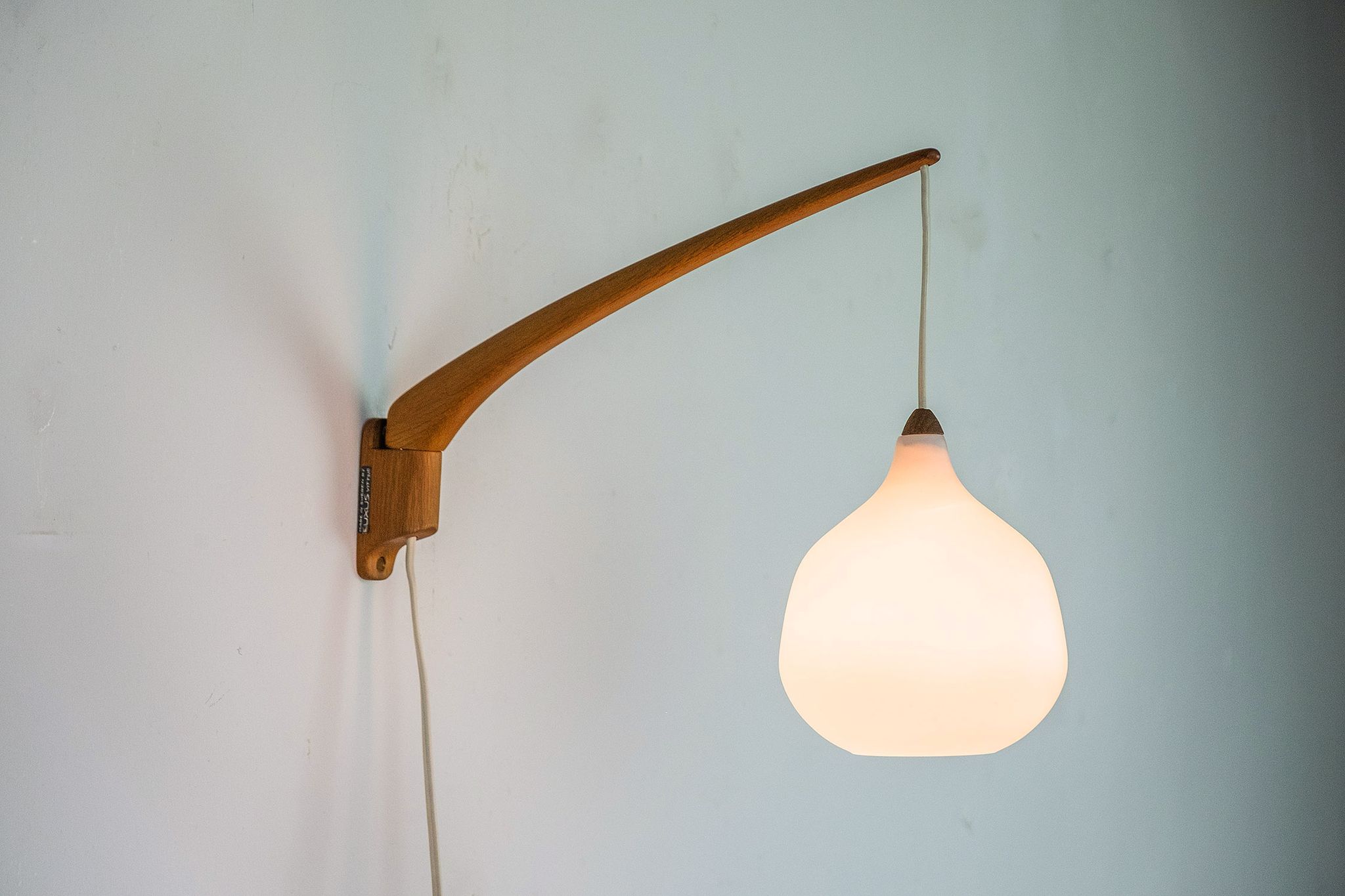 Wall light by Uno & Östen Kristiansson for Luxus Vittsjö, 1950s