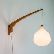 Wall light by Uno & Östen Kristiansson for Luxus Vittsjö, 1950s