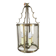 Suspension en métal et verre de style mi-siècle