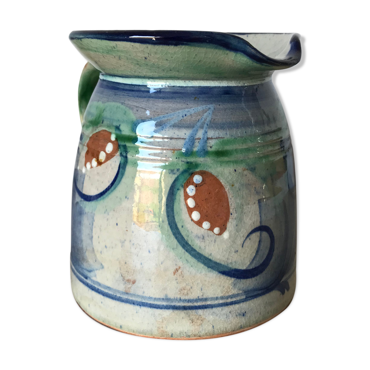 Broc - vintage enamelled pottery.