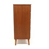 Scandinavian "tallboy" chest of drawers in teak, Sweden, 1950