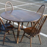 Table Ercol oval engraving