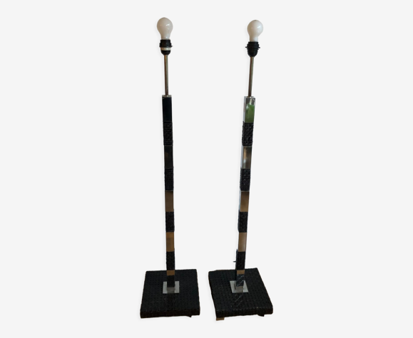 Paire de lampadaires design