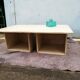 Table basse en marbre blanc