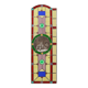 Large Colorful Stained-Glass Medallion