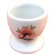 Ulysse Paris porcelain egg cup for Chanill with floral decoration.