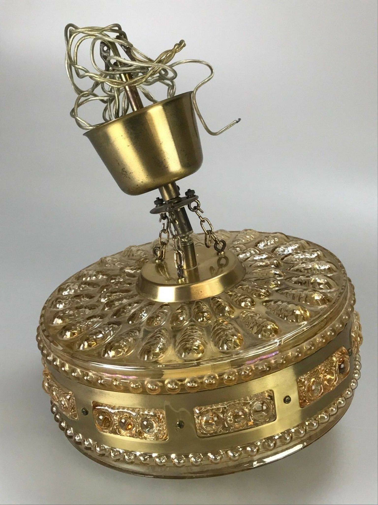 Lampe suspendue en laiton